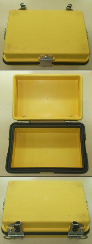 Hsg GR YEL w/Thread 4xM5/Lock. Clamp 3pcs