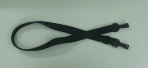 Neck belt TG / ERGO / ERGO-F black with clips