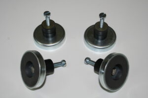set of 4 magnetic holders for receiver