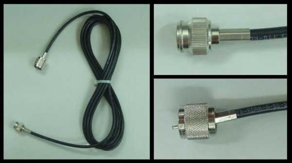 Antennekabel Yagi/Trein TNC/3,7m/N-plug