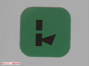 Druktoetslabel Ergo Groen Start/Hoorn