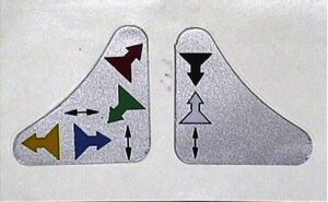 Stickerset joysticks NOVA-L V02 en IND-2