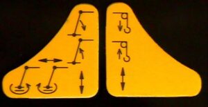 Sticker Joysticks NOVA-L 4K draai/toppen/hijsen