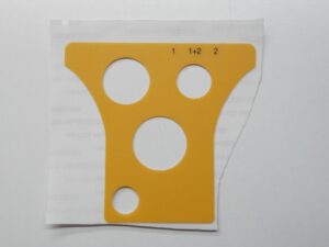 Sticker midden NOVA-L Dig-V01/V02/IND-2