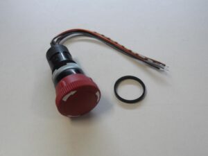 STOP button 16mm NOVA-S/M including wires