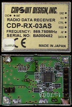 FBRX 869.750MHz LCD geen Frame
