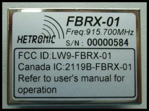 FBRX-01 915.700MHz